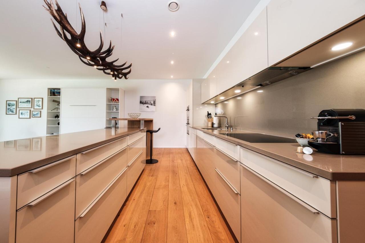 Luxury Panorama Apartment With Alpengold Spa Access 다보스 외부 사진