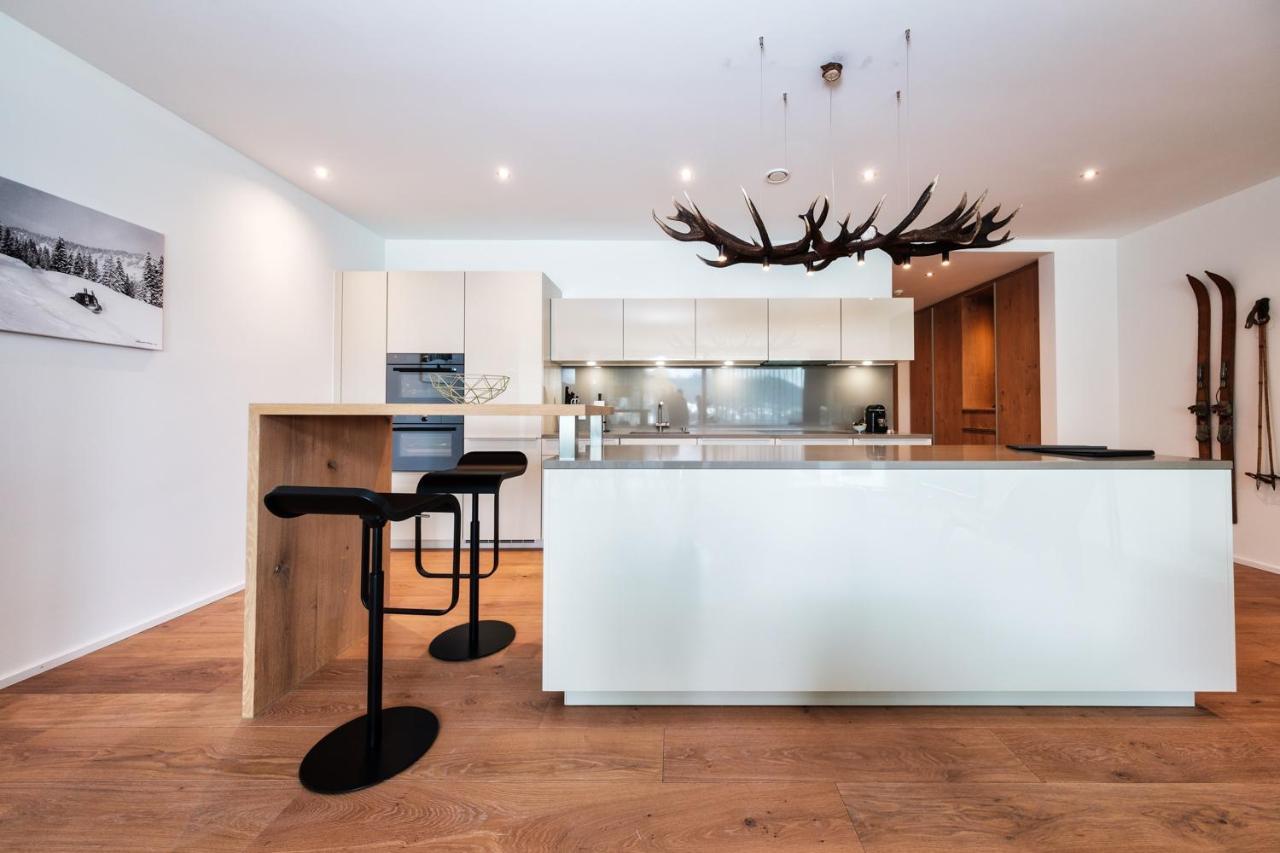 Luxury Panorama Apartment With Alpengold Spa Access 다보스 외부 사진
