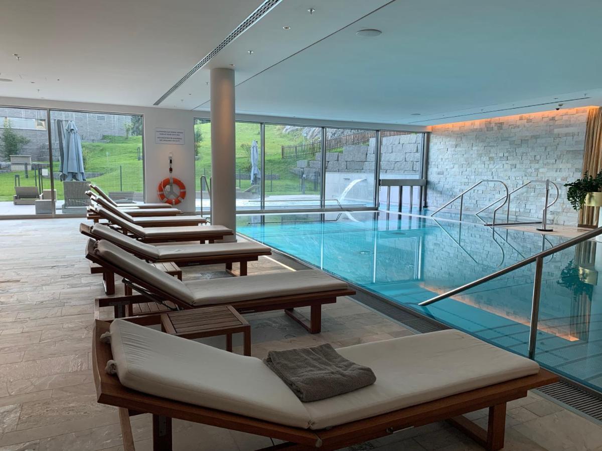 Luxury Panorama Apartment With Alpengold Spa Access 다보스 외부 사진