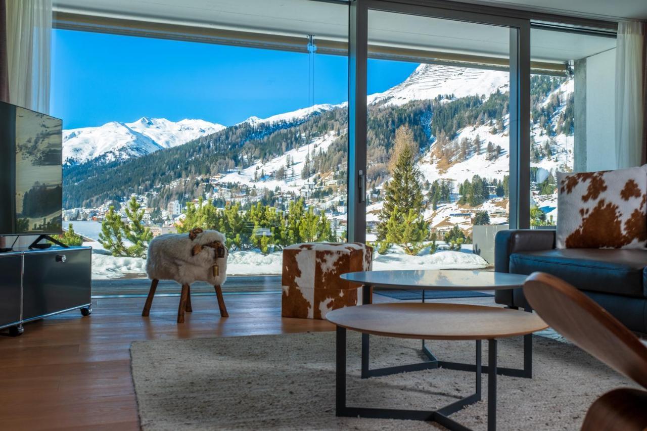Luxury Panorama Apartment With Alpengold Spa Access 다보스 외부 사진