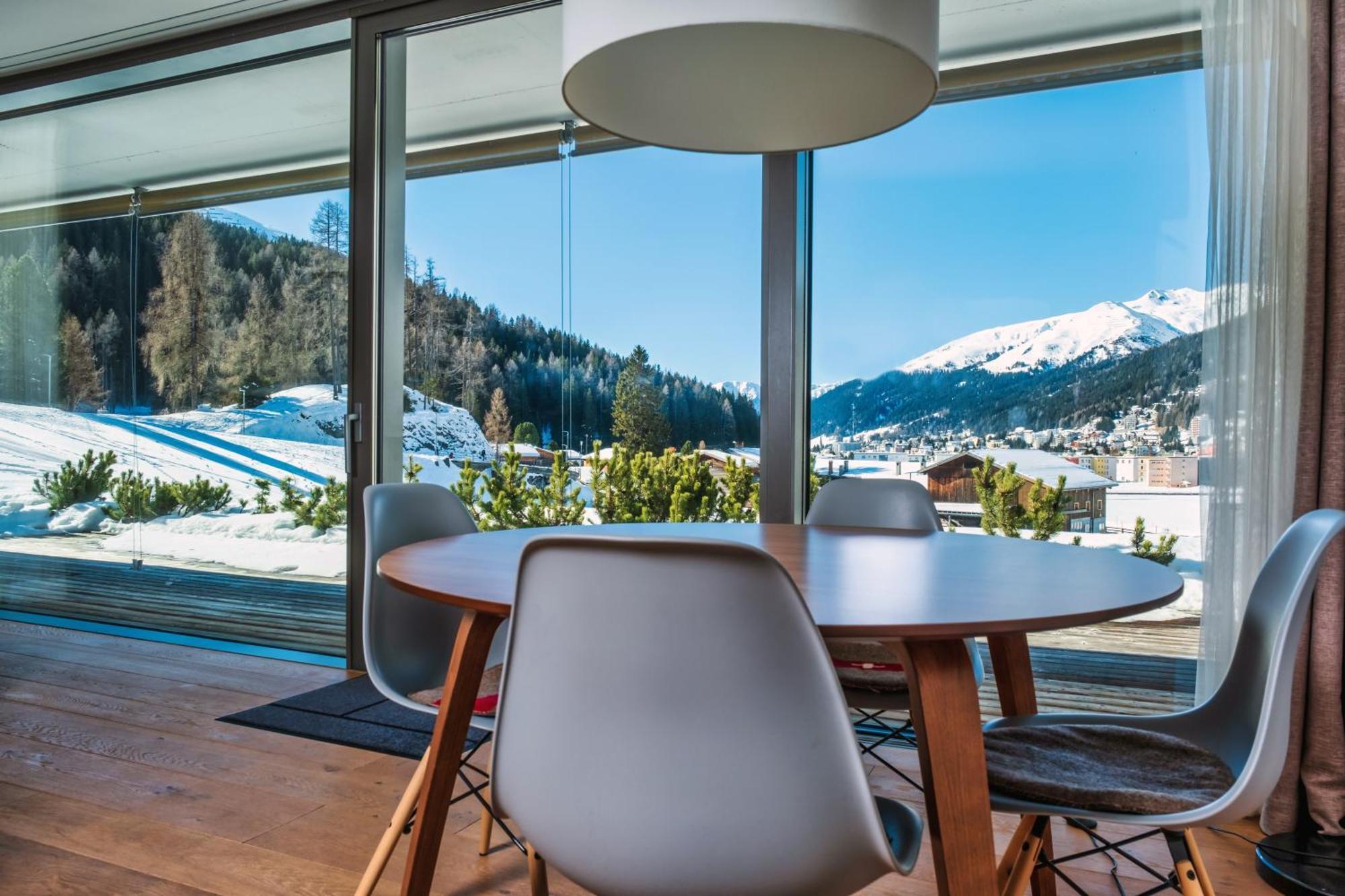 Luxury Panorama Apartment With Alpengold Spa Access 다보스 외부 사진